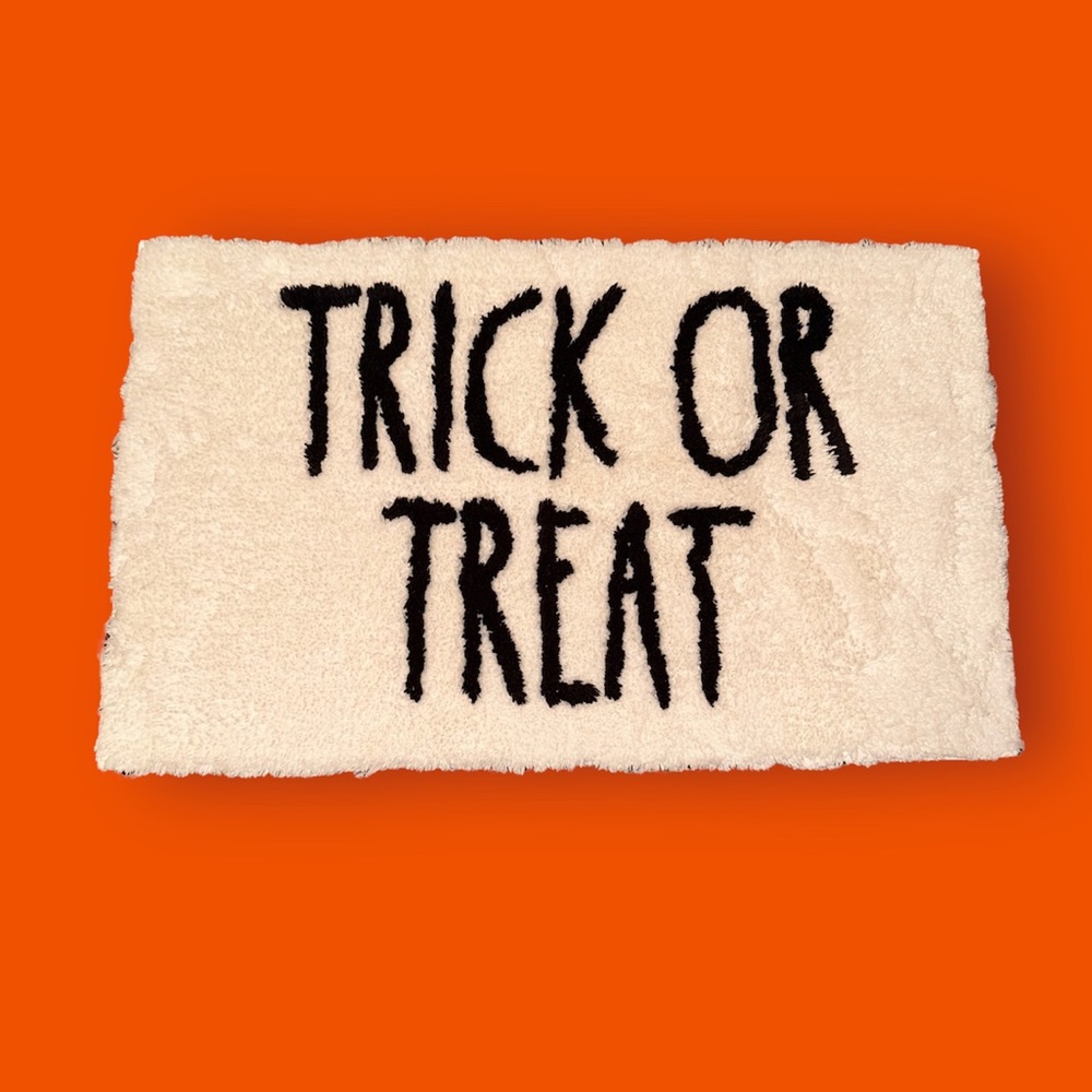 Rae Dunn Artisan Collection Trick or Treat Bathroom Mat